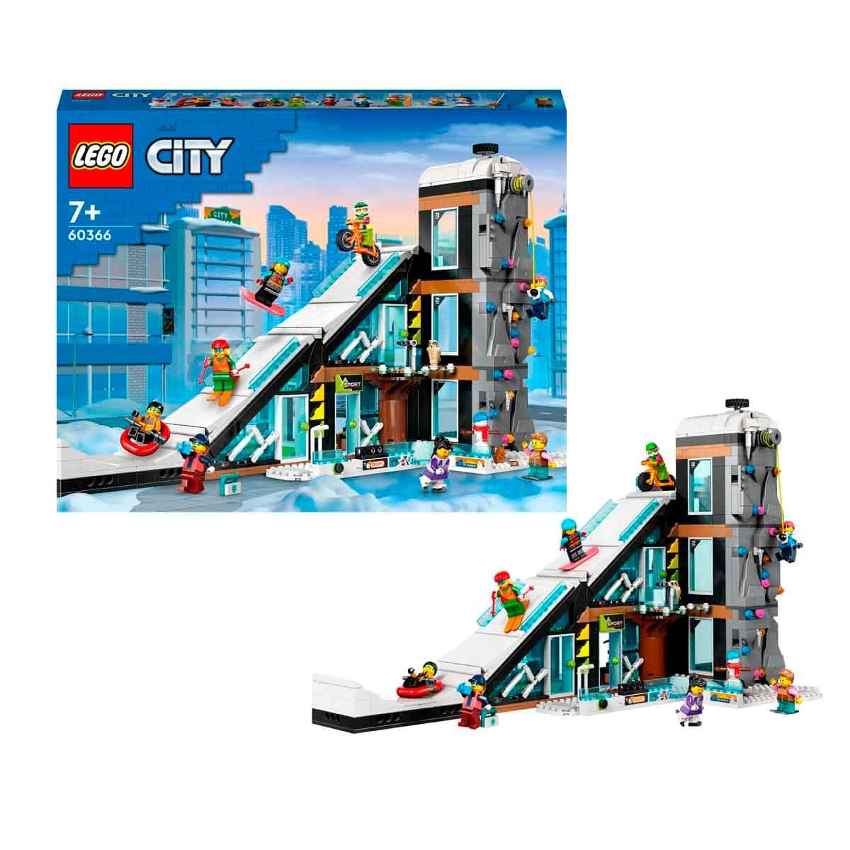 LEGO 60366 Ski and Climbing Center (1,054 Pieces)