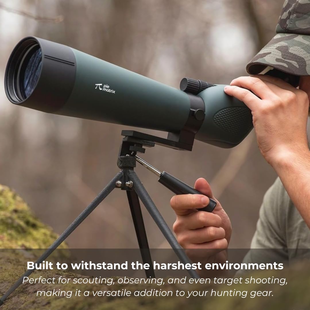 Sight Master 20-60x80 HD Spotting Scope – Zoom, Shoot & Explore Nature in Ultra Clarity