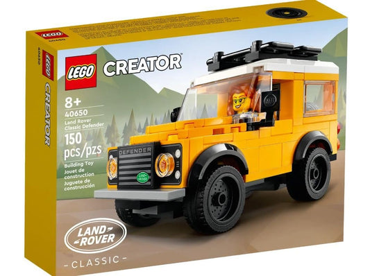 LEGO 40650 Creator Classic Land Rover Defender – Building Set for Ages 8+