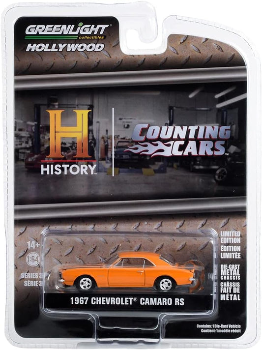 Greenlight Hollywood – Counting Cars 1967 Chevrolet Camaro RS (History Channel Series) 1:64 Scale Die-Cast Car