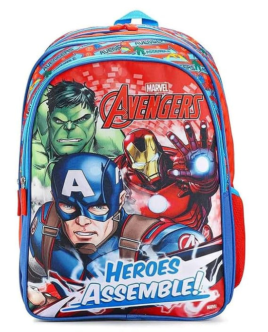 STRIDERS Avengers 14-Inch Compact School Backpack Marvel Heroes Design for Kids