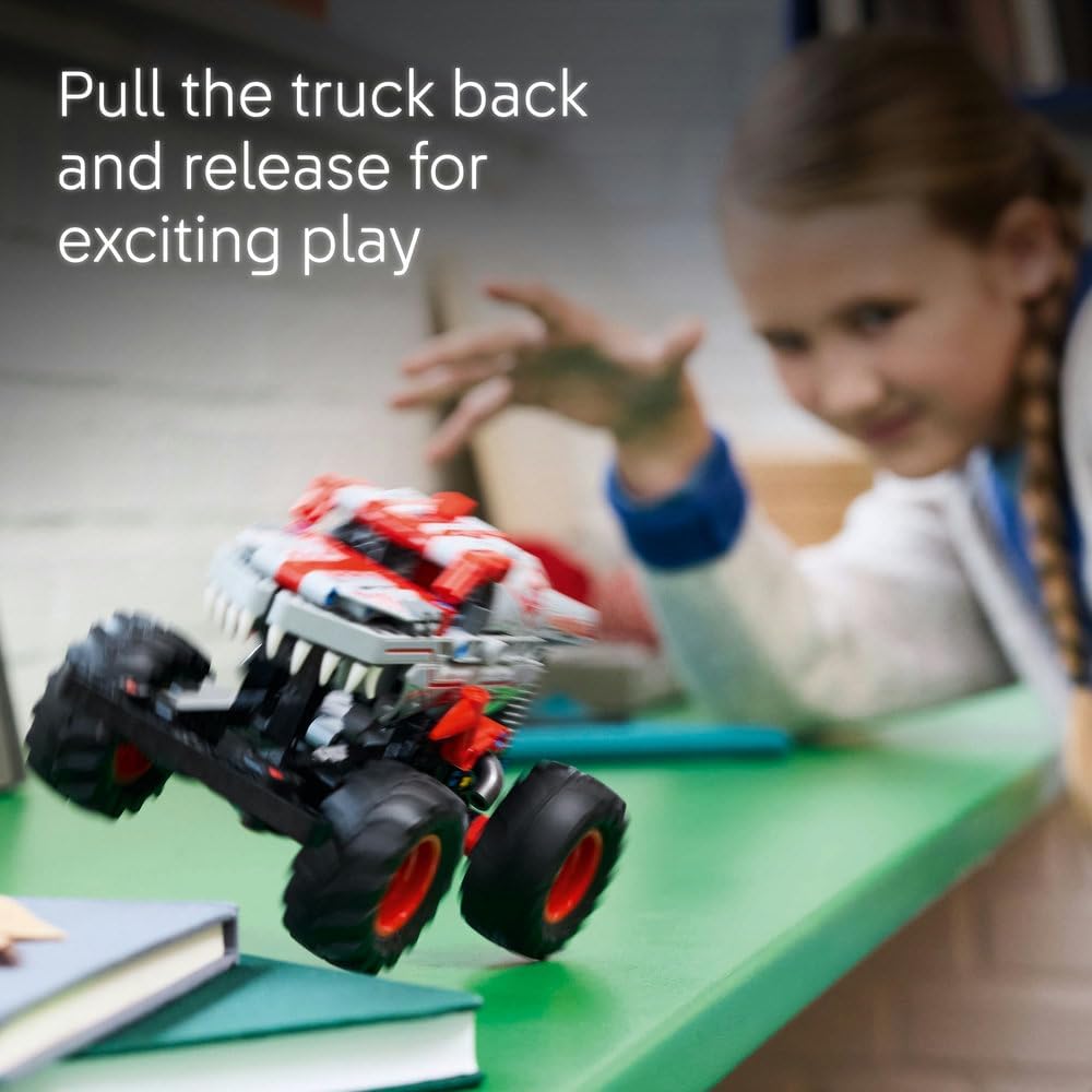 LEGO Technic Monster Jam ThunderROARus Pull-Back Truck Toy - Vehicle Building Set for 7+ Year Old Boys & Girls Who Love Creative Play - Gift Idea 42200