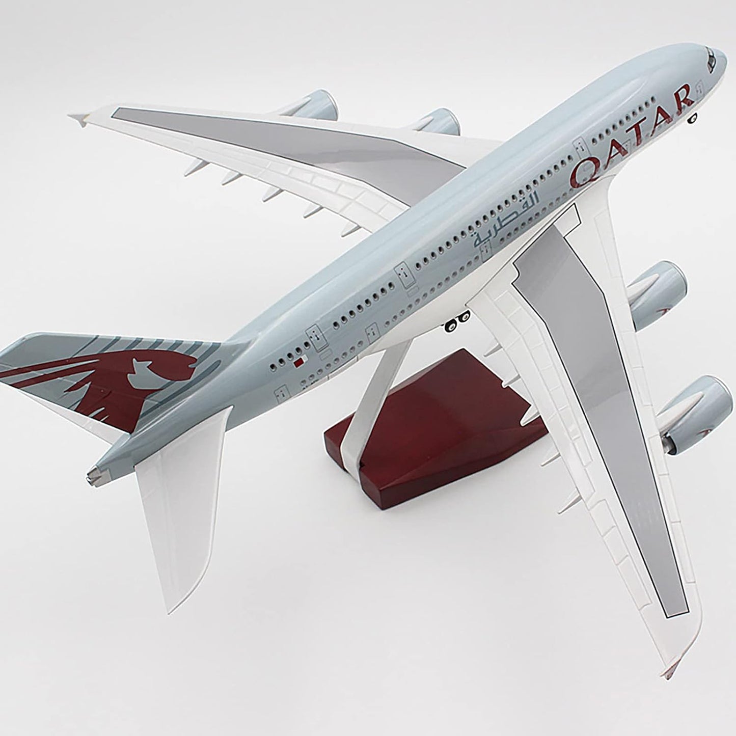 Diecast Aeroplane Display Display Model Airplane : A380 Qatar Airways 46 cm
