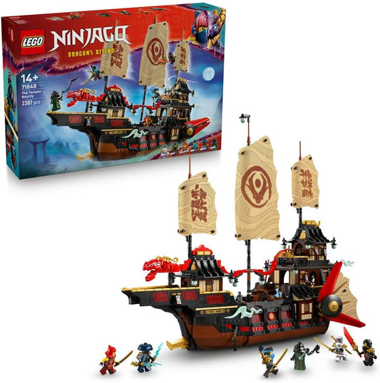 LEGO 71848 NINJAGO The Temple Bounty Building Set (2387 Pieces)