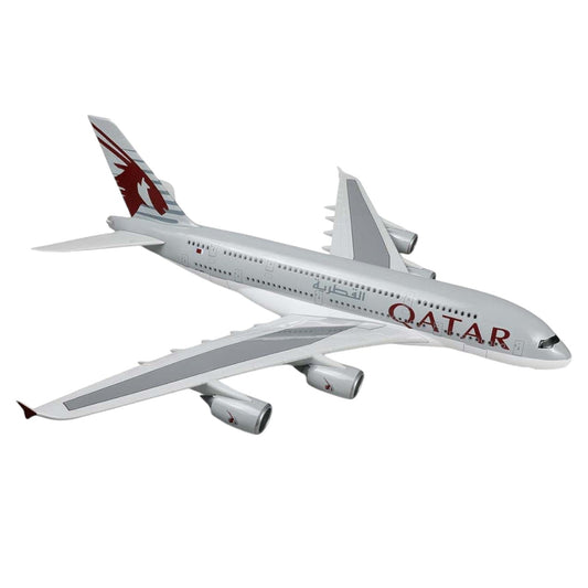 Diecast Aeroplane Display Display Model Airplane : A380 Qatar Airways 46 cm