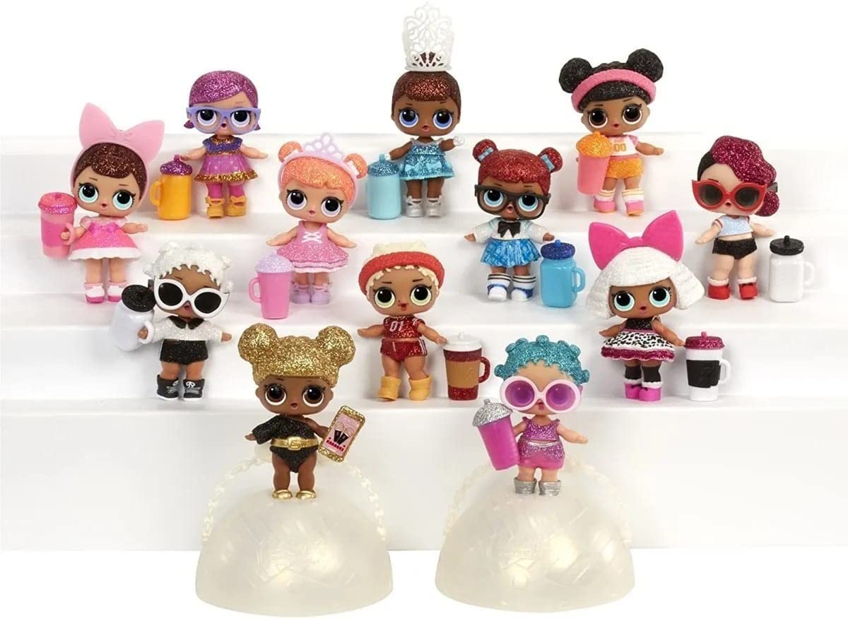 LOL Glitter Surprise Mystery Pack Doll with Candide Accessories, for Girls Age 3,4,5,6....