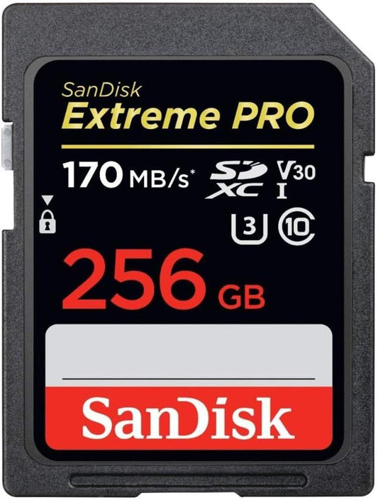 SanDisk 256GB Extreme PRO SDXC UHS-I Card 4K UHD