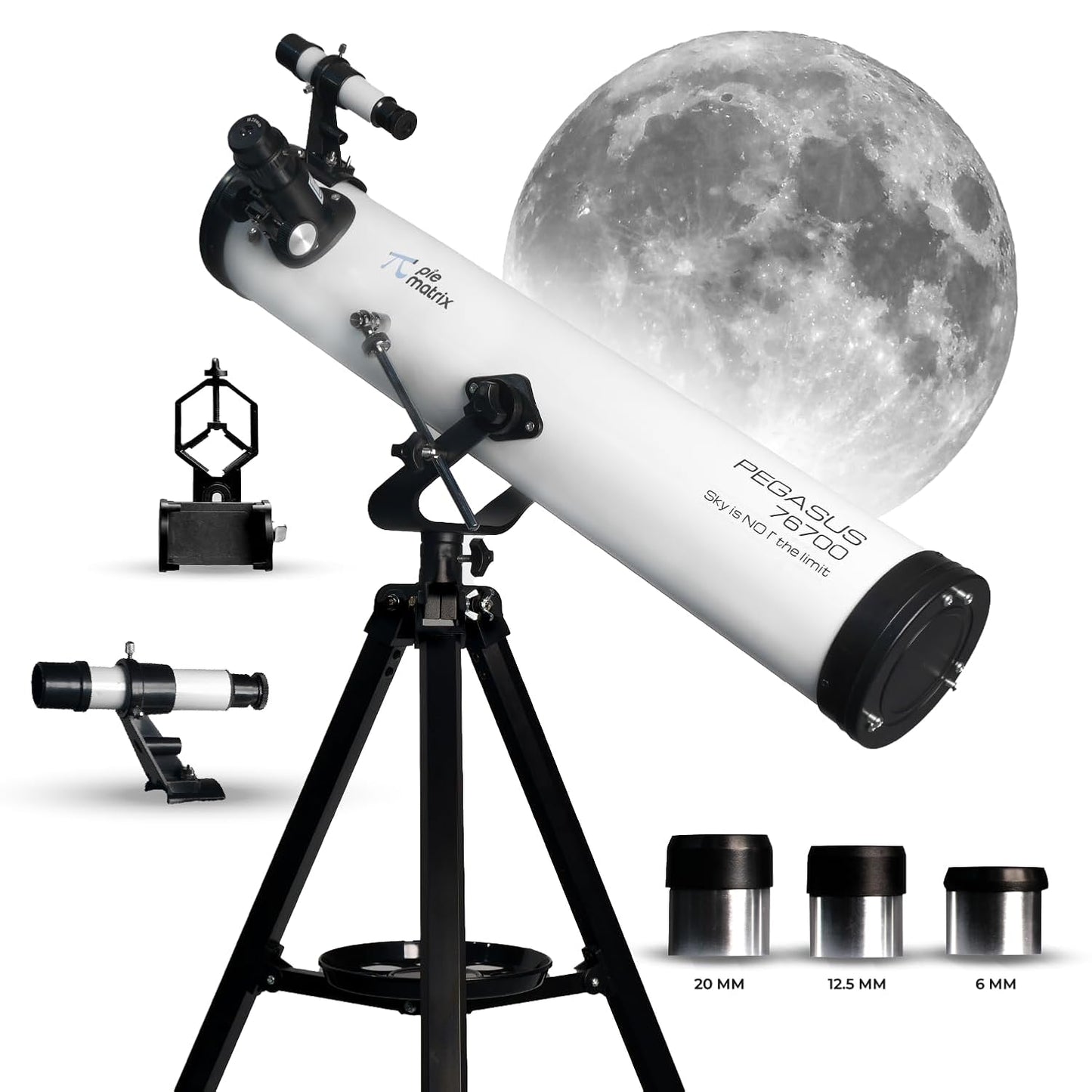 Pegasus 76700 HD Telescope – Explore Moon, Planets & Deep Space in Ultra Clarity