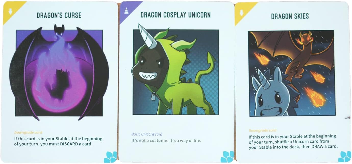 Unstable Unicorns Dragons Expansion Pack Board Game