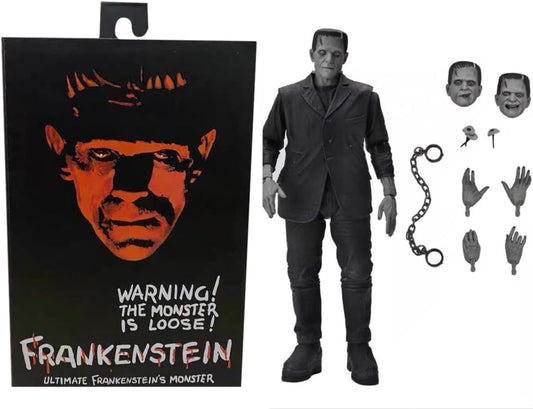 NECA Universal Monsters 90th Anniversary – Ultimate Frankenstein (Black & White) 7” Scale Figure