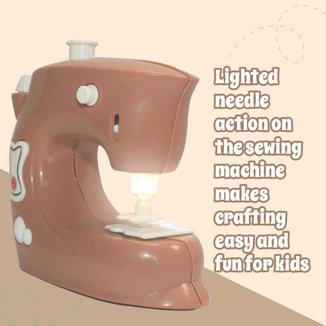 Pablo Honey Sewing Machin Household Play Set (Brown)