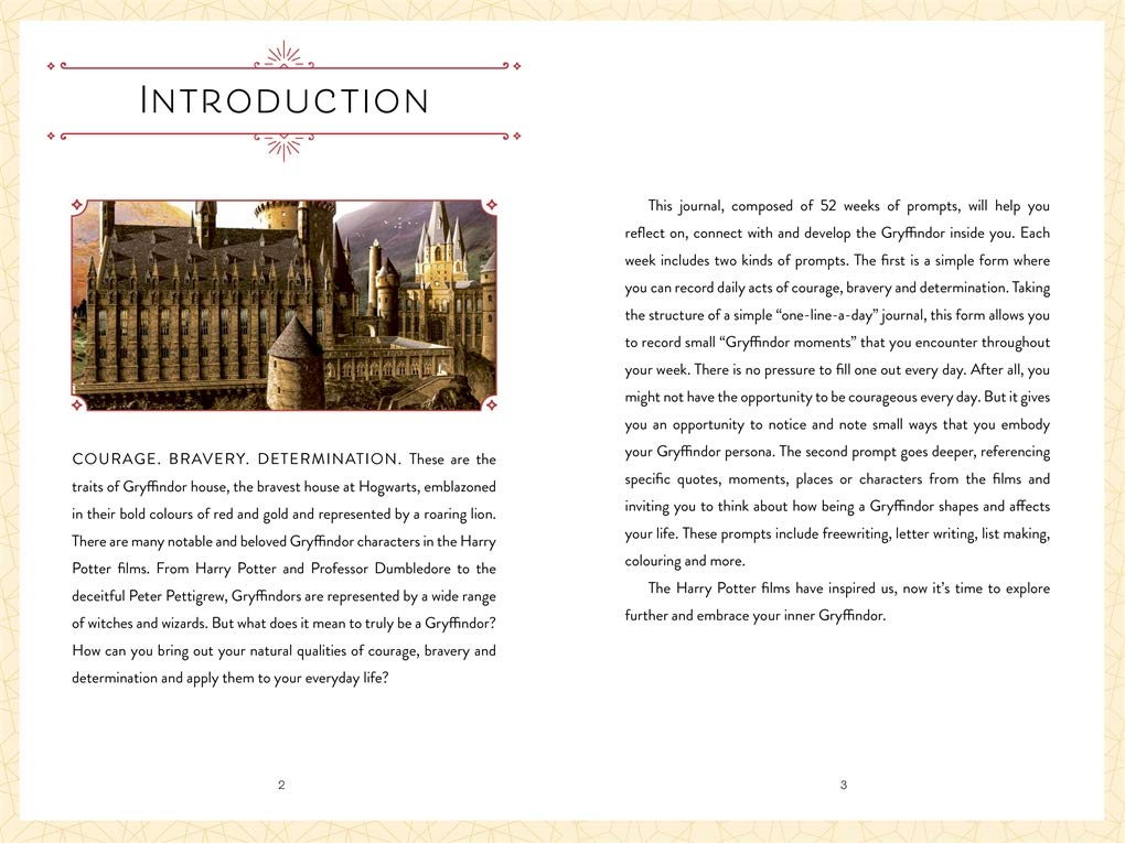Harry Potter: Courage: A Guided Journal for Embracing Your Inner Gryffindor