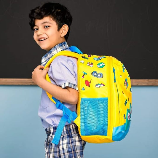 Rabitat School Bags Smash Unisex School Bag – Fun & Durable Backpack for Kids (4-8 Years)