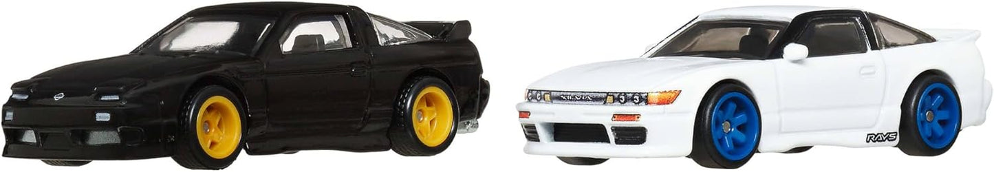 Hot Wheels Premium Car Culture 1996 Nissan 180SX Type X & Nissan SilEighty
