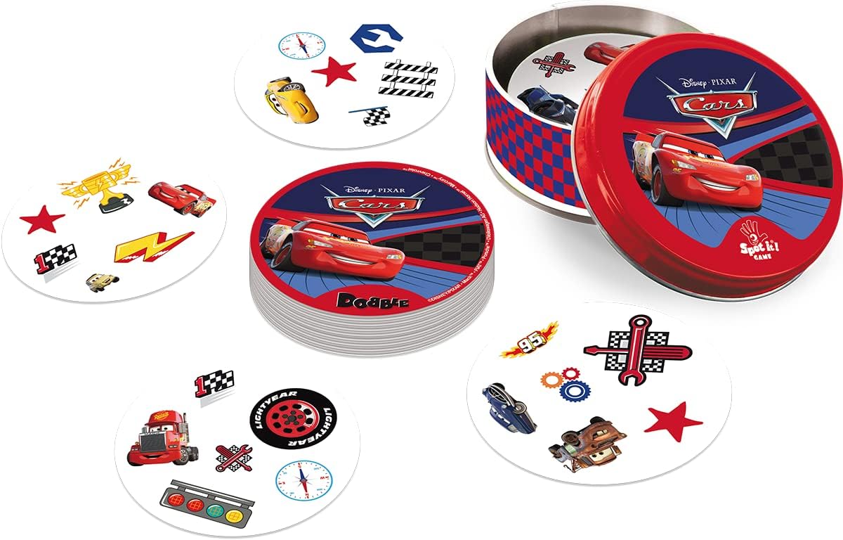 Spot It: Cars Fun Card Game for Kids and Adults