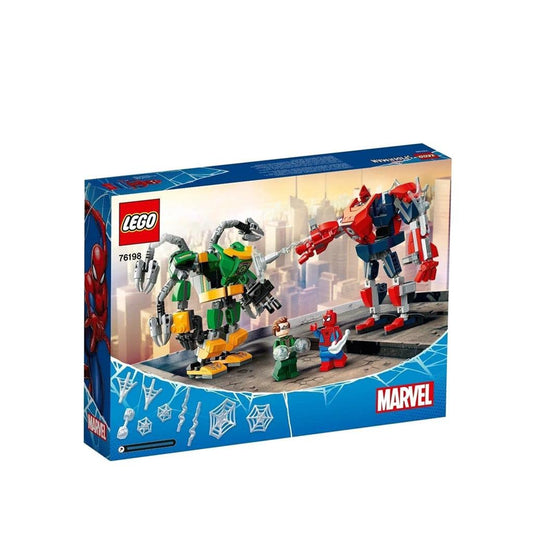 LEGO Marvel SpiderMan & Doctor Octopus Mech Battle 76198 Building Toy (305 Pieces, Multicolor)