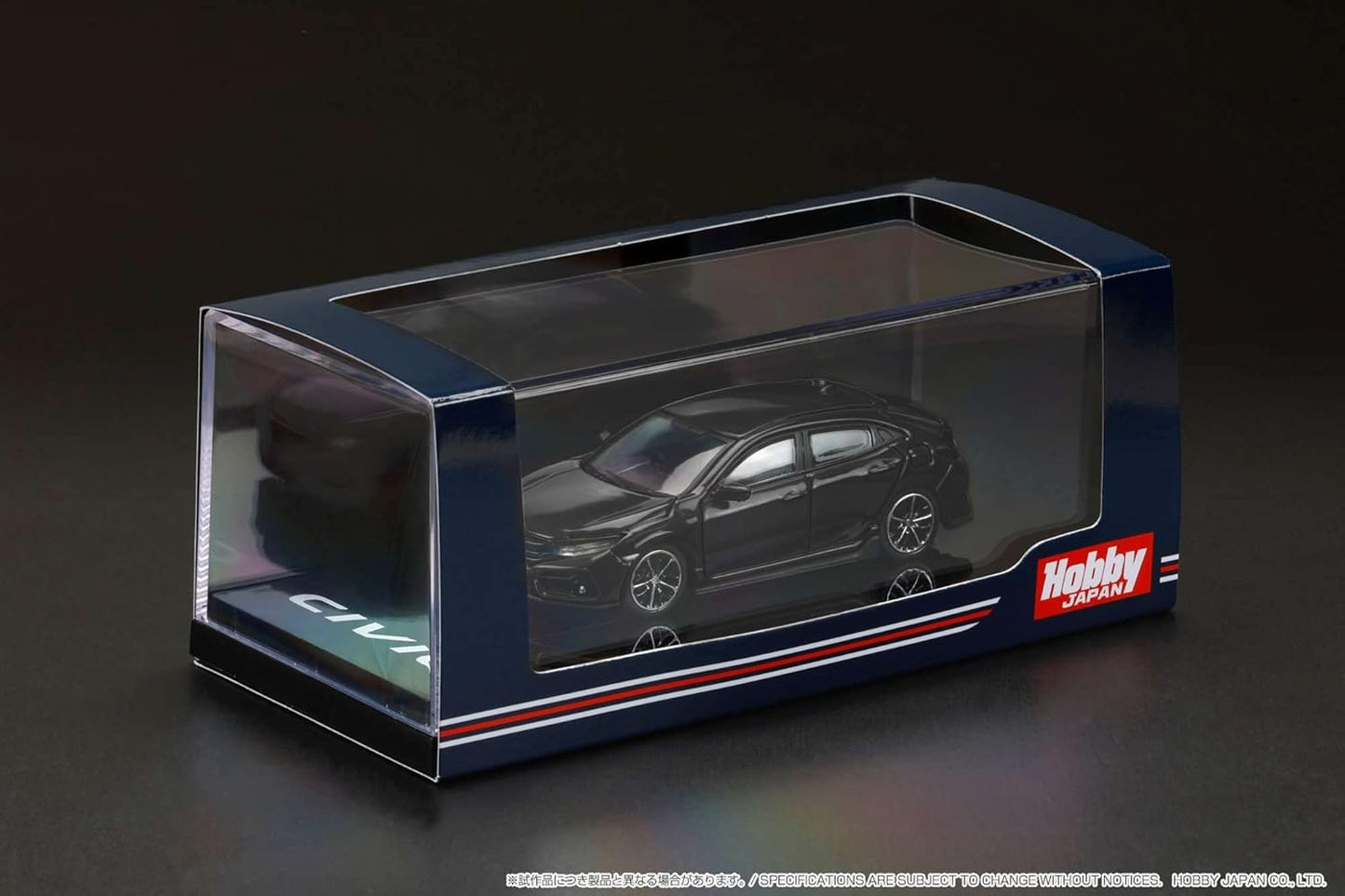 1/64 Honda Civic Hatchback 2020 – Crystal Black Pearl – Die-Cast Model Car