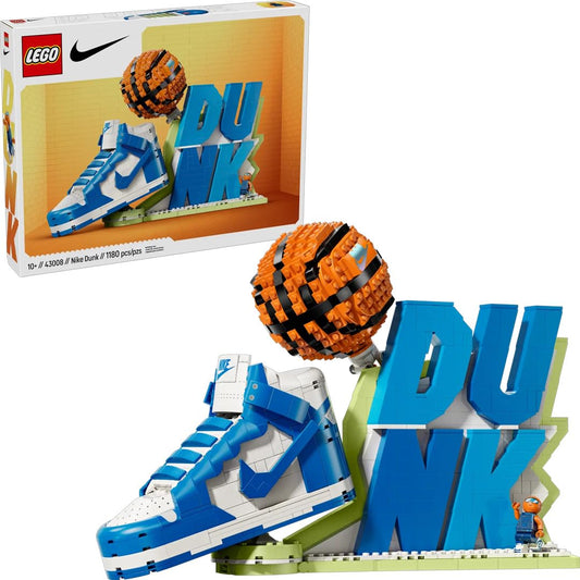 LEGO Nike Dunk Trainer Building Kit 43008 1180 Pieces