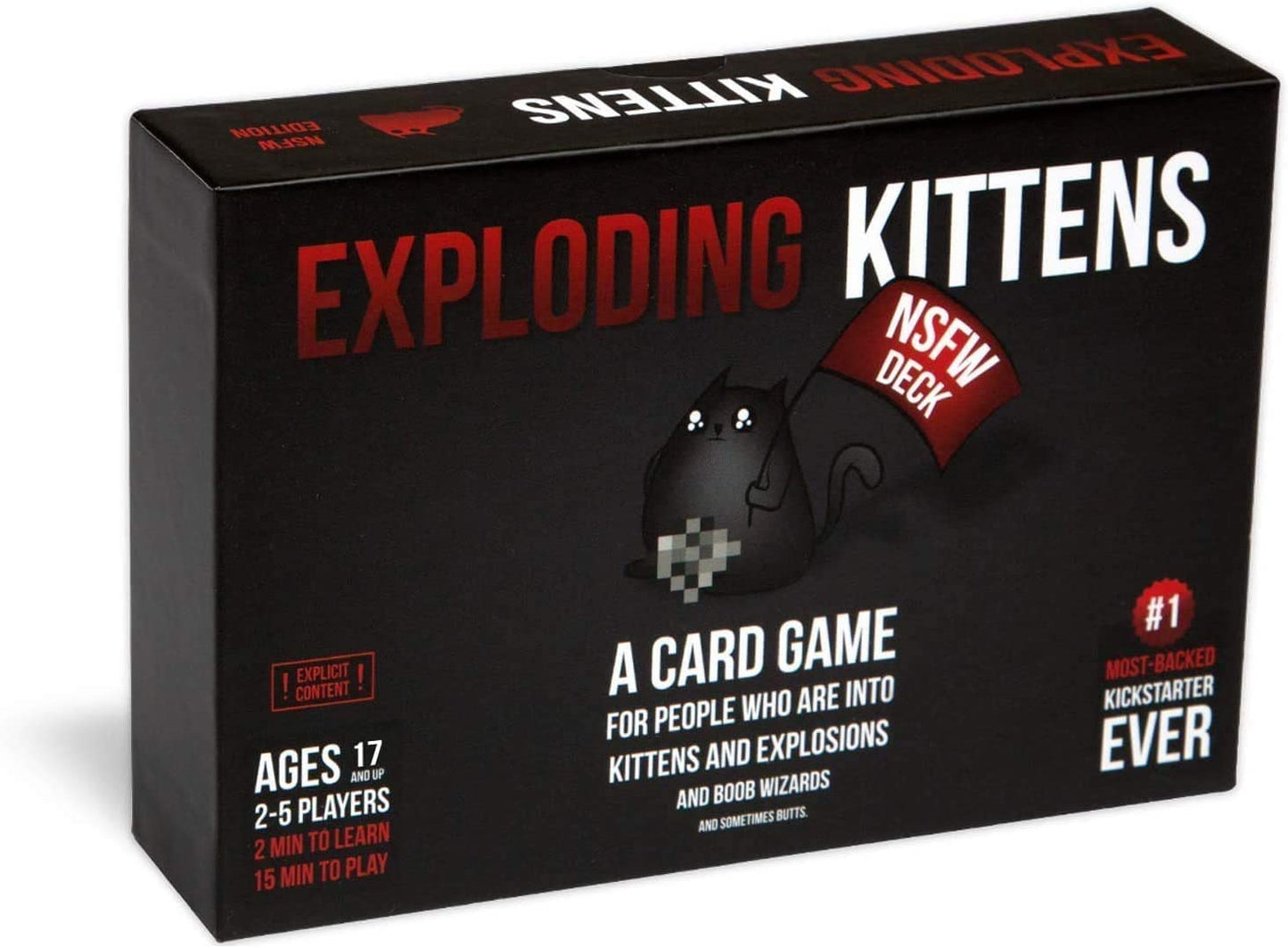 Exploding Kittens Black Card Board Game