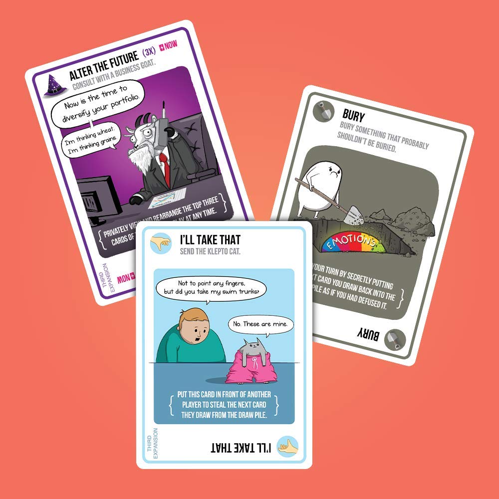 Barking Kittens : Exploding Kittens Expansion Board Game