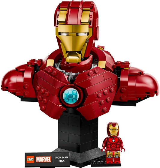 LEGO 76327 Marvel Iron Man MK4 Bust Building Set (436 Pieces)