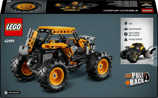 LEGO Technic Monster Jam DIGatron Pull-Back Truck Toy - Vehicle Building Set for 7+ Year Old Boys & Girls Who Love Creative Play - Gift Idea 42199