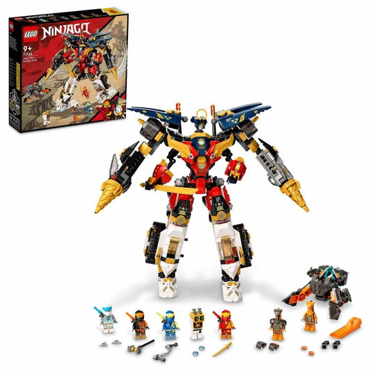 LEGO NINJAGO 71765 Ninja Ultra Combo Mech playset with vehicles and minifigures