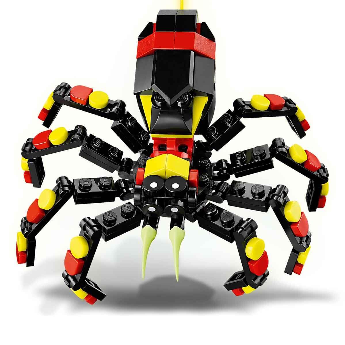 LEGO Creator 3in1 Wild Animals: Surprising Spider Toy Playset 31159 Building Blocks Toys for 7+ Gift for Boys and Girls