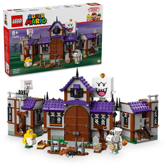 LEGO 71436 Super Mario Haunted King Boo’s Villa – Ghost Adventure Building Set
