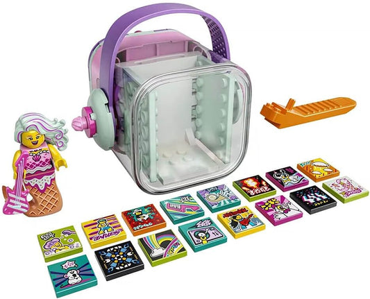 ( Box Damage ) LEGO VIDIYO Candy Mermaid Beatbox 43102 Building Kit with Minifigure; Creative kids will love producing pop music videos full of songs, dance moves, and effects.