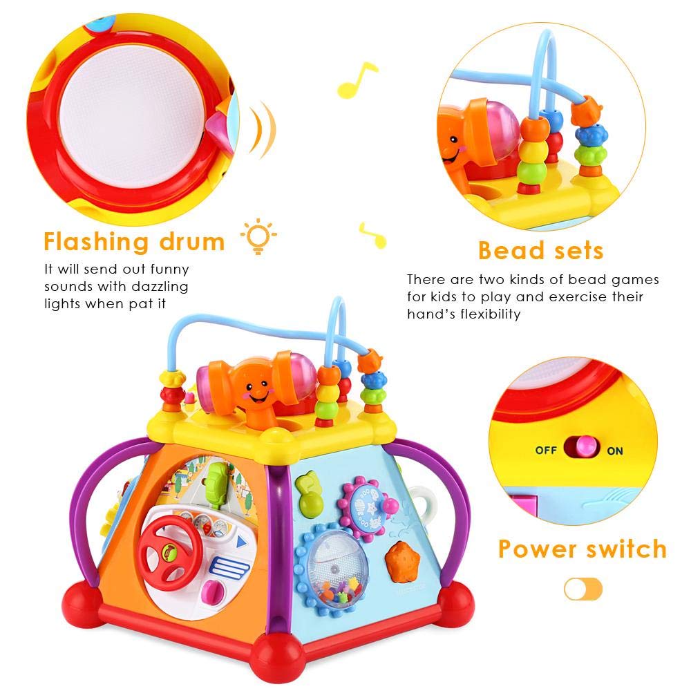 Hola 806 Baby Cube Play Center Toy with 15 Dynamic Games