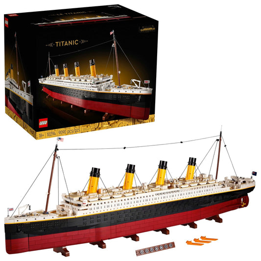  LEGO 10294 Titanic Large-Scale Collector Ship Model (9090 Pieces)

