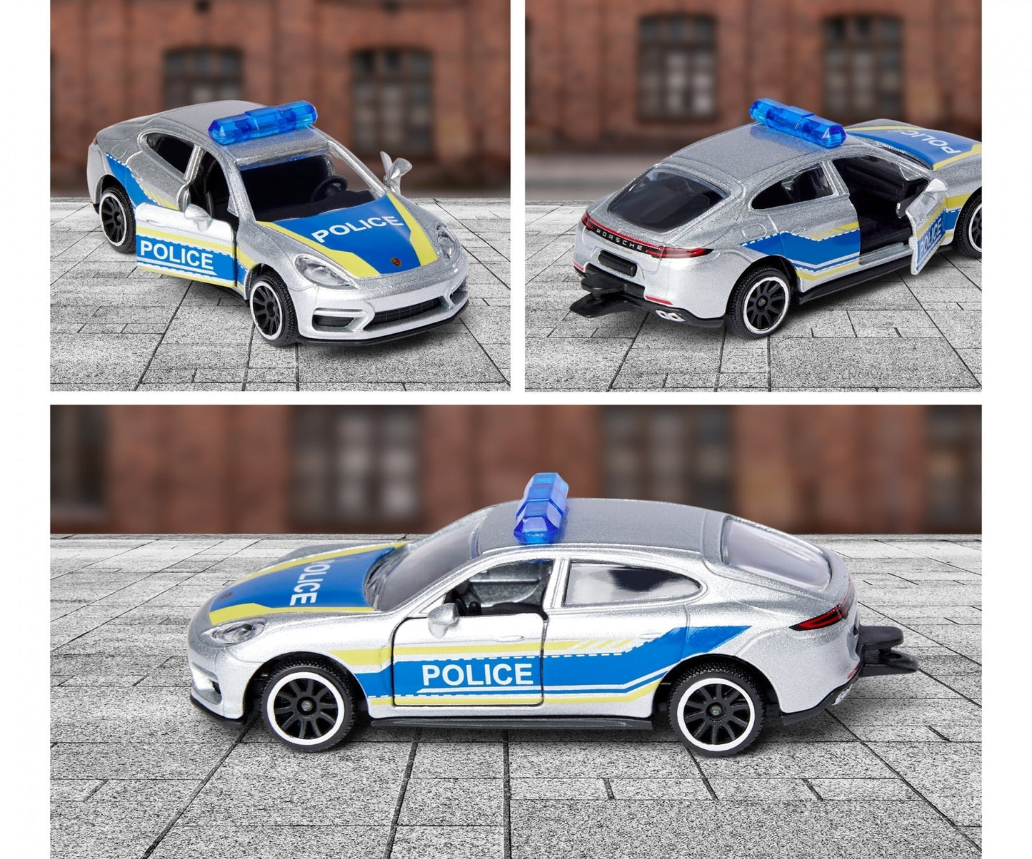 Majorette Creatix Police Station + 1 Vehicle Track Set