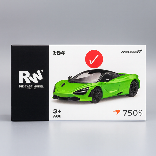 RW McLaren 750S – 1:64 Premium Die-Cast Model (Green)