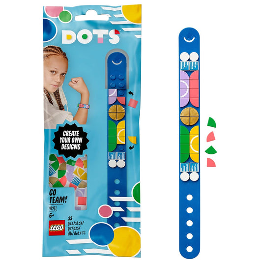 LEGO DOTS Go Team! Bracelet 41911 DIY Multicolor Building Kit
