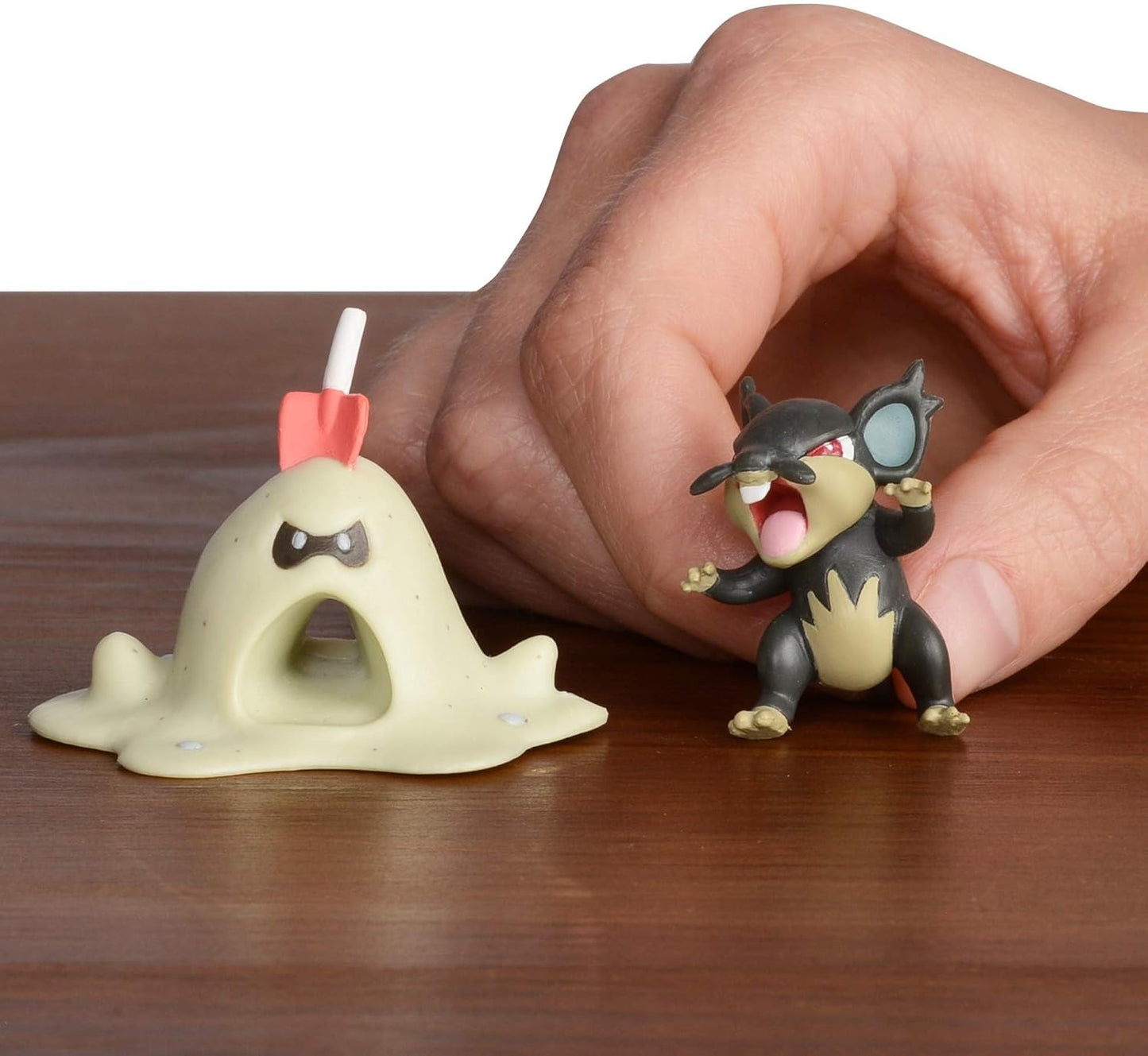 Pokemon - Battle Figure Pack - Alolan Rattata + Sandygast