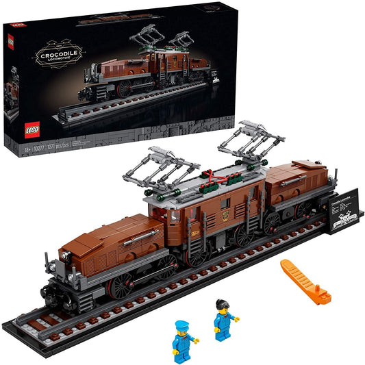 LEGO Crocodile Locomotive 10277 Train Model Building Kit