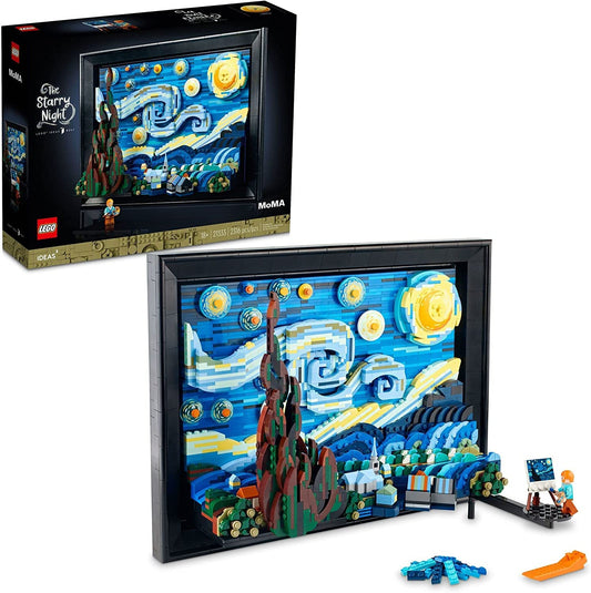 LEGO 21333 Vincent Van Gogh – The Starry Night building kit with 2,316 pieces