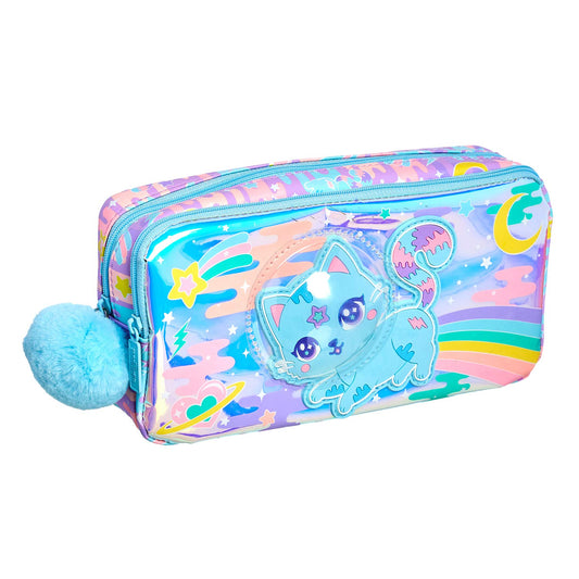 Smiggle Space Cat pencil case pouch – fun and cosmic school accessory for kids

