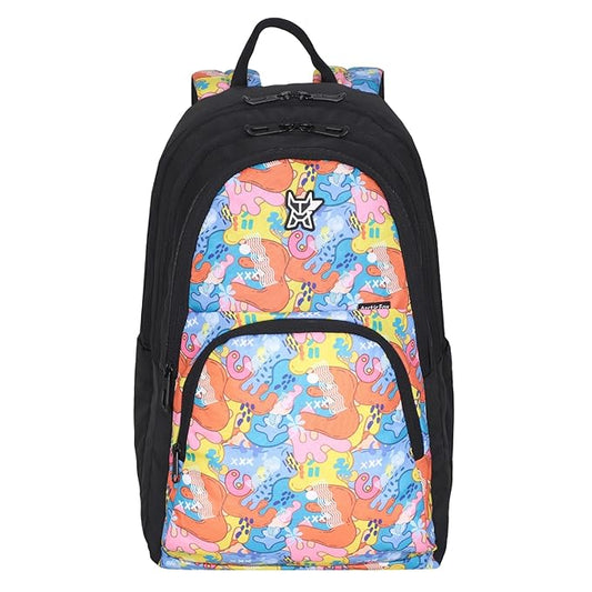 Arctic Fox School Bags Color Splash Castel rock 34 Liters School Backpack for Boys and Girls