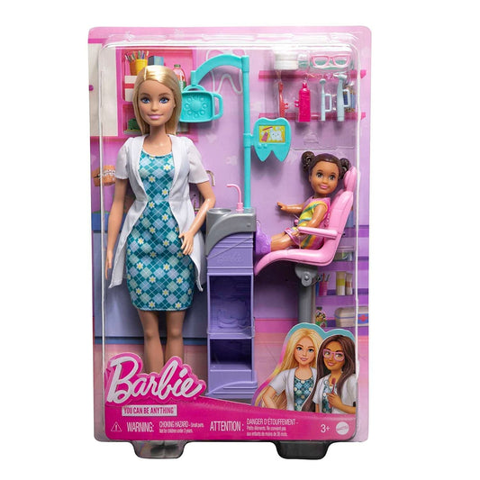 Barbie® Careers Dentist Doll with Medical Tools & Accessories Playset

