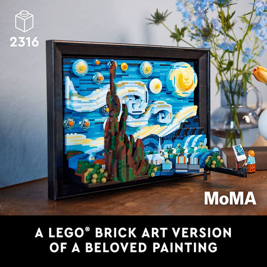 LEGO 21333! Ideas Vincent Van Gogh – The Starry Night Building Kit For The Adults (2,316 Pieces)