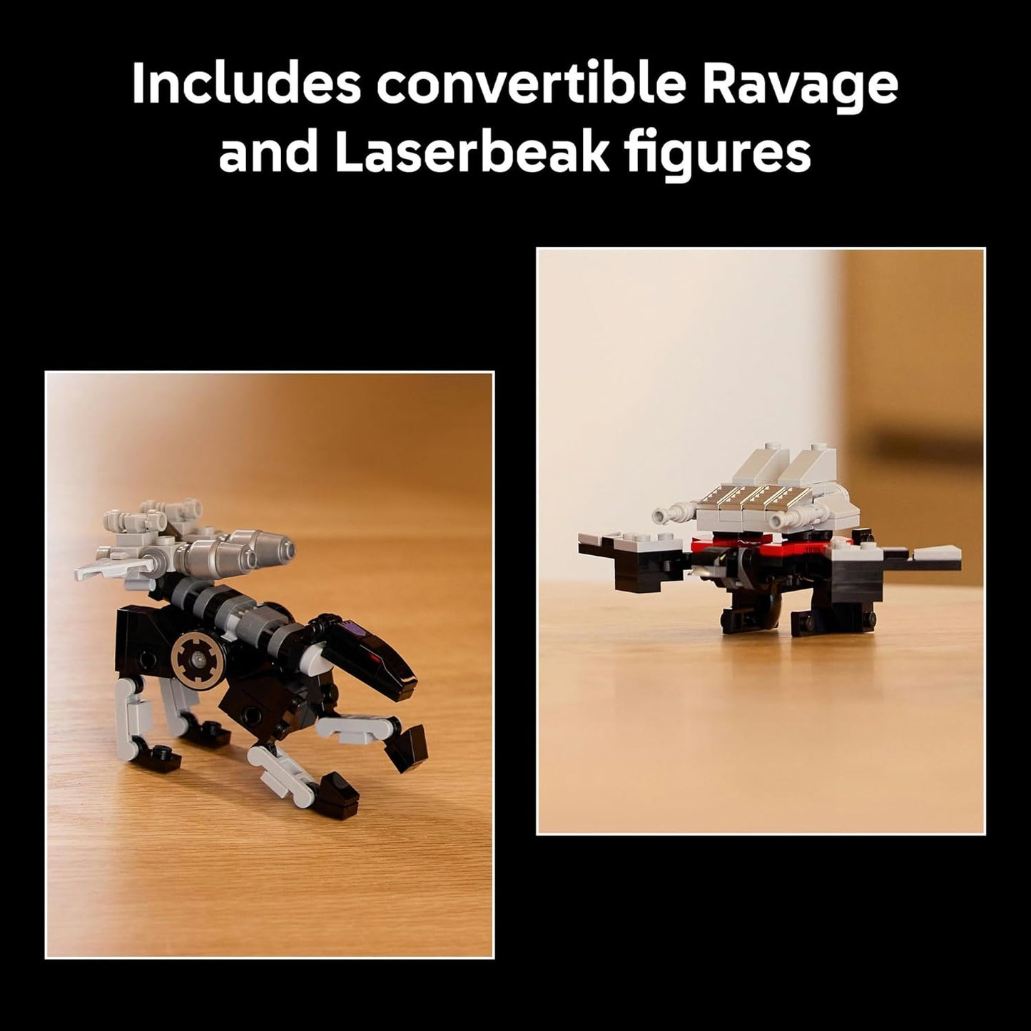 LEGO Icons 10358 Transformers: Soundwave Building Set – 1505 Pieces, Transforming Robot & Cassette Player Model 1505 Piece