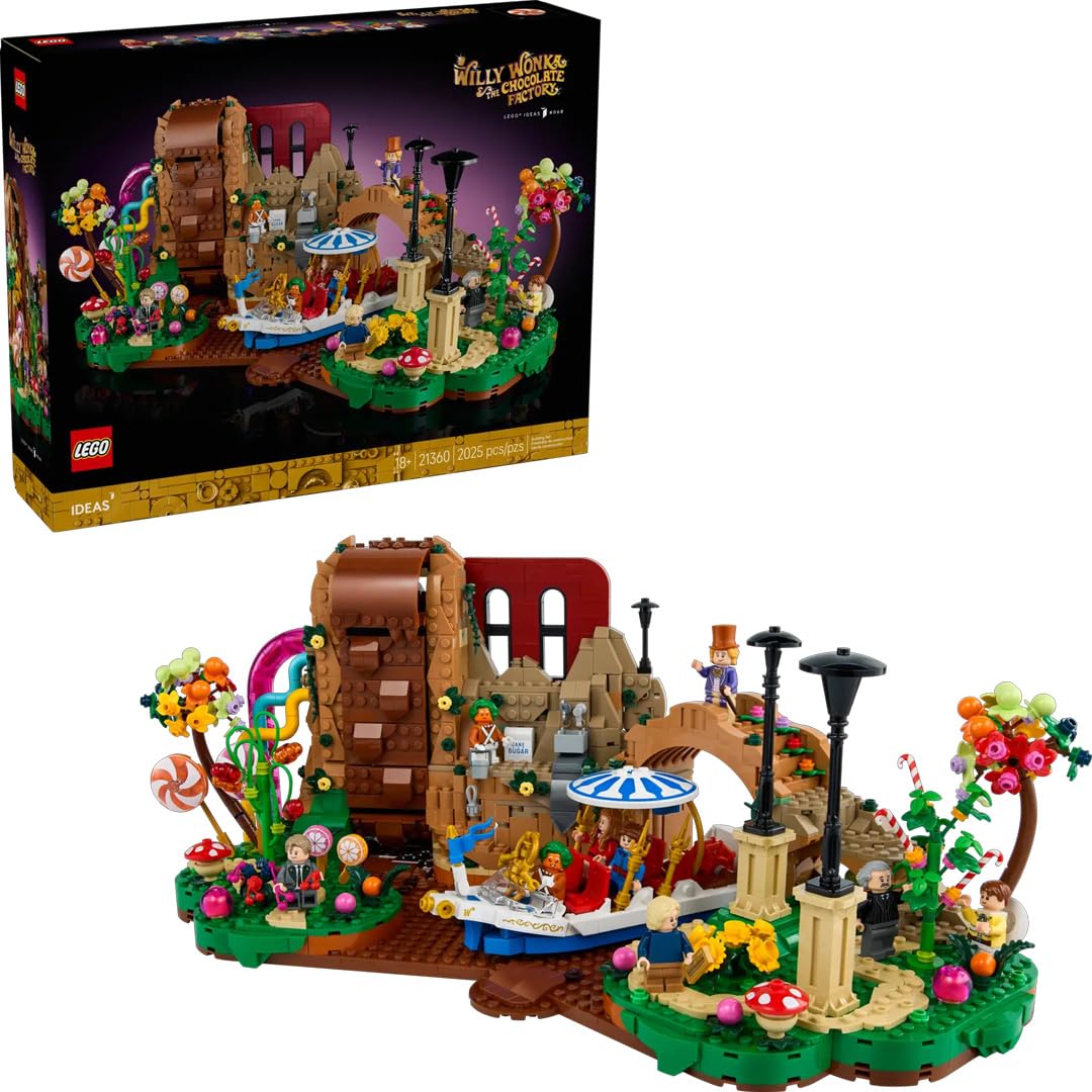 LEGO® Ideas 21360 Willy Wonka & the Chocolate Factory Collectors’ Building Kit (2025 Pieces)