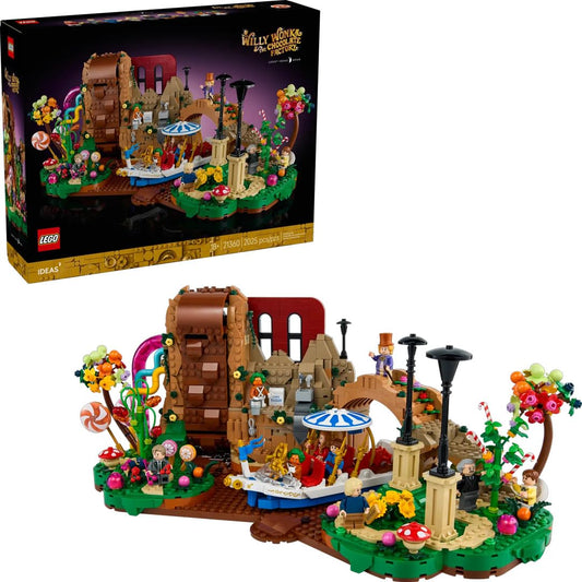 LEGO® Ideas 21360 Willy Wonka & the Chocolate Factory Collectors’ Building Kit (2025 Pieces)