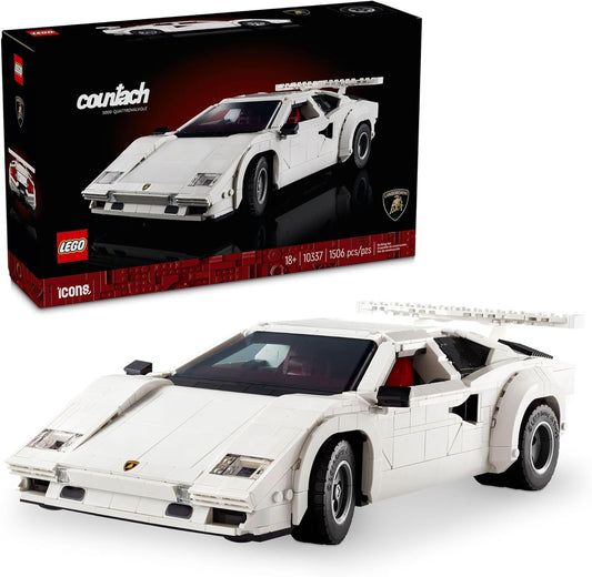 LEGO 10337 Icons Lamborghini Countach 5000 Quattrovalvole Building Set (1506 Pieces)