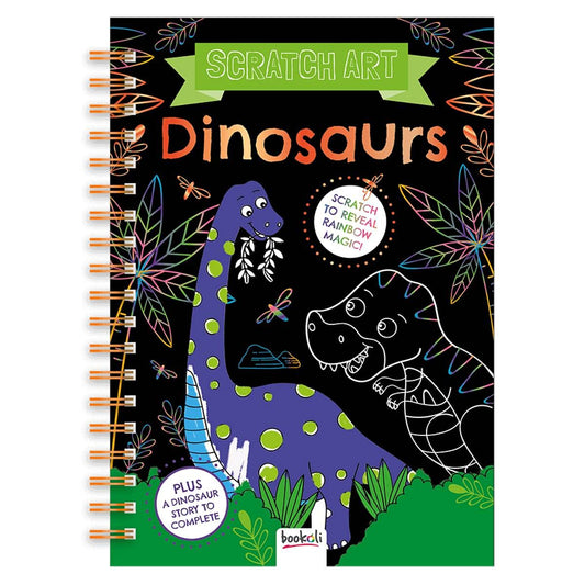 Dinosaurs: Scratch Art by Bookoli