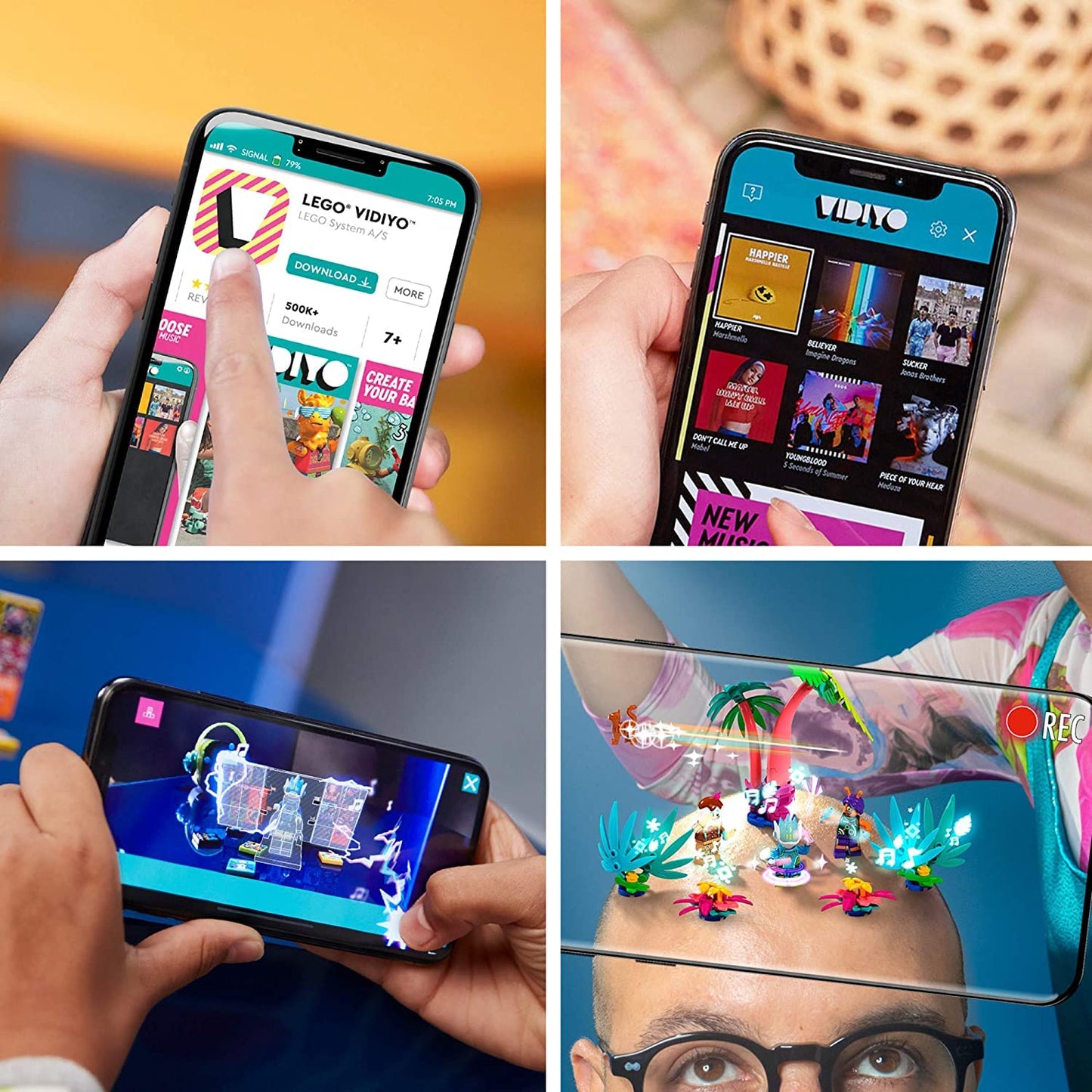 ( Box Damage ) Lego VIDIYO Alien DJ Beatbox 43104 Building Kit with Minifigure; Creative Kids Will Love Producing Music Videos Full of Songs, Dance Moves and Special Effects, New 2021 (73 Pieces)