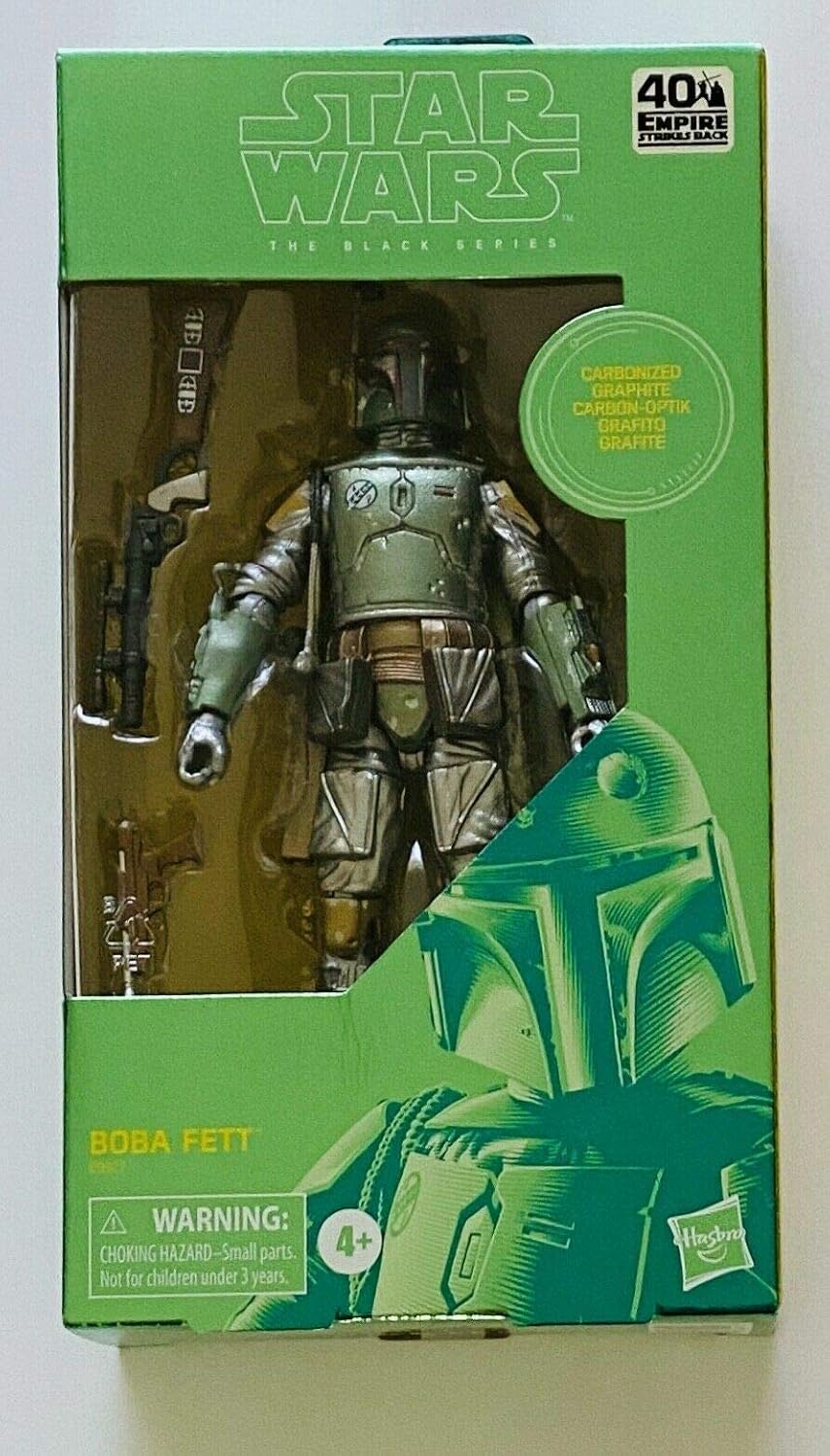 NECA Star Wars The Black Series Boba Fett (Carbonized Graphite) 6-inch Action Figure