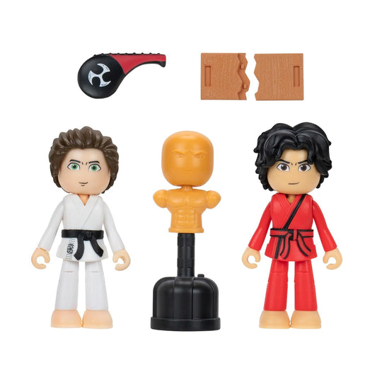 DevSeries Cobra Kai Ultimate Action figure: Diaz vs. Keene Game Pack – 2.75" Action Figures with Accessories & Exclusive Virtual Item